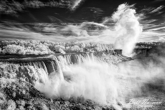 Niagara Falls - Infrared B&W