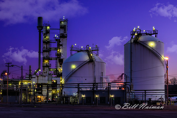 Storage Tanks at Dawn in the Cleveland Flats