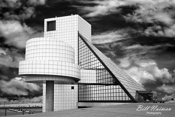 Rock and Roll Hall of Fame - Infrared B&W