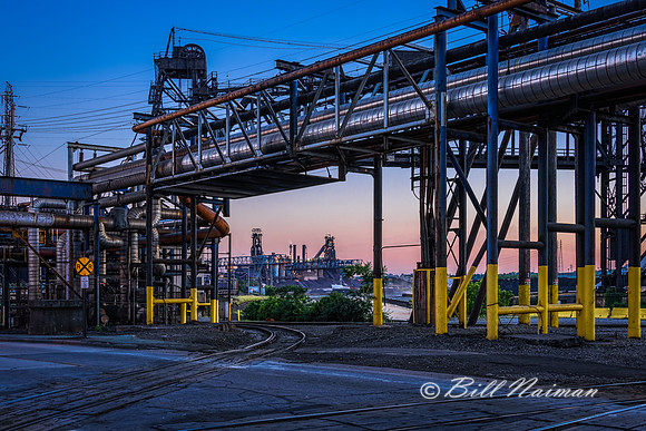 Steel Mill - Blue Hour in the Cleveland Flats Industrial Area (1)