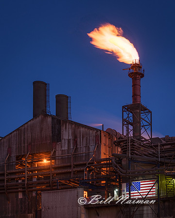 Steel Mill - Blue Hour in the Cleveland Flats Industrial Area (2)
