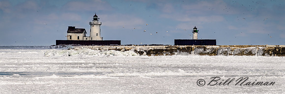 Cuyahoga River Lighthouses Feb 17, 2013