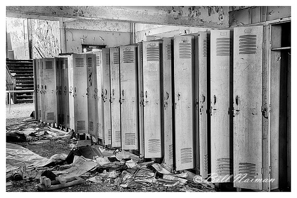 Locker Inspection B&W