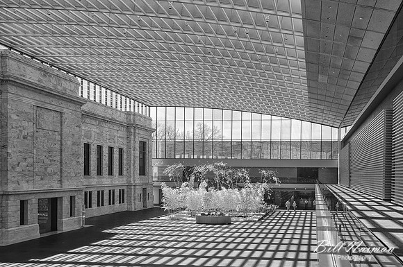 Cleveland Art Museum Atrium (3) - Infrared B&W