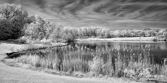Indigo Lake - Infrared B&W