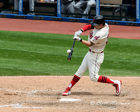 Tyler Naquin - Home Run - Ball is Compressed Around Bat