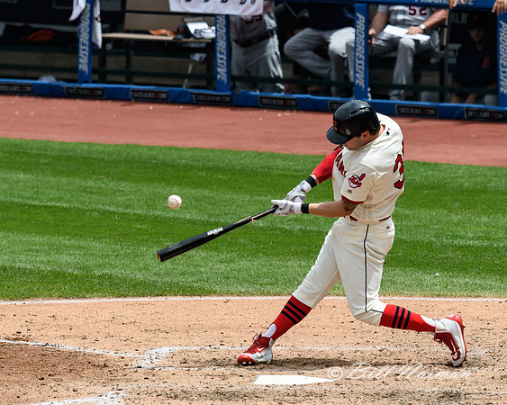 Tyler Naquin - Ball Breaks Bat