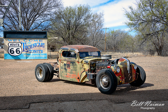 RT 66 Tucumcari NM - Old Car