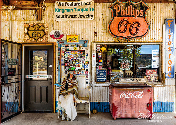RT 66 Hackberry AZ - Hackberry General Store (3) - Coke Cooler
