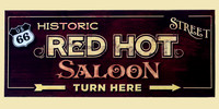 RT 66 Galena KS - Red Hot Saloon Sign