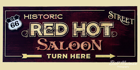 RT 66 Galena KS - Red Hot Saloon Sign
