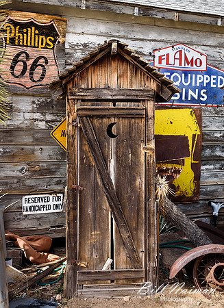 RT 66 Hackberry AZ - Hackberry General Store (5) - Out House