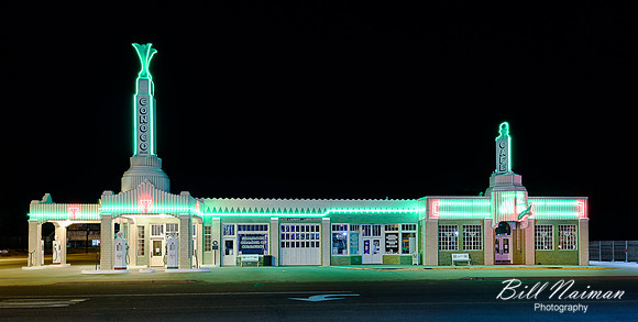 Rt 66 Shamrock TX - Conoco Gas Station (2)