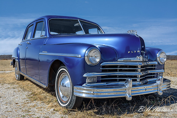 Rt 66 Galena KS - Blue Plymouth