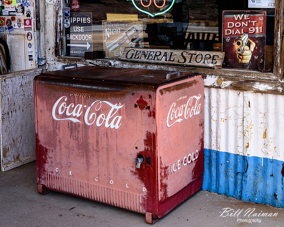 RT 66 Hackberry AZ - Hackberry General Store (4) - Coke Cooler