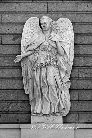 Almudena Cathedral Balcony Angel