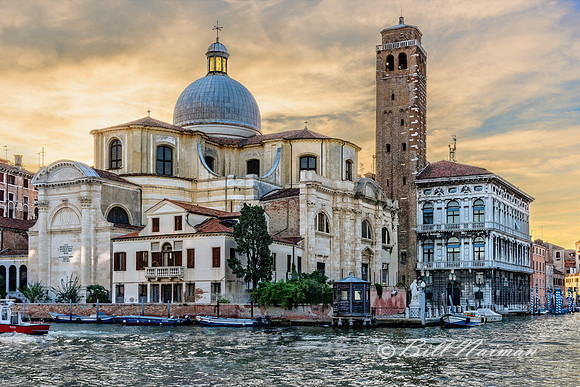 Grand Canal (1) - Church of San Geremia and the grave of Santa Lucia