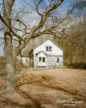 Abandoned House in Michigan Upper Peninsula (3) - Infrared Faux Color