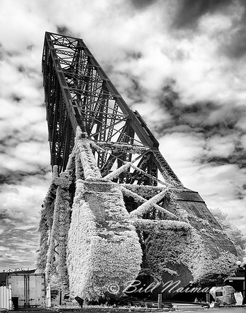 Jack-Knife Bridge # 464 - Infrared B&W - 2021