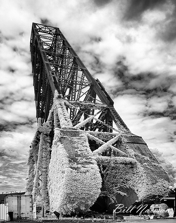 Jack-Knife Bridge # 464 - Infrared B&W - 2021