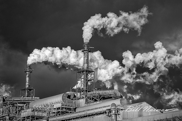 Steel Mill - Cleveland Flats Industrial Area (4) B&W