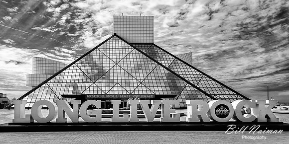 Rock and Roll Hall of Fame - Infrared B&W