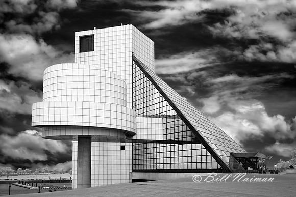 Rock and Roll Hall of Fame - Infrared B&W