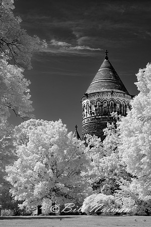 Lakeview Cemetery Garfield Memorial (4) - Infrared B&W