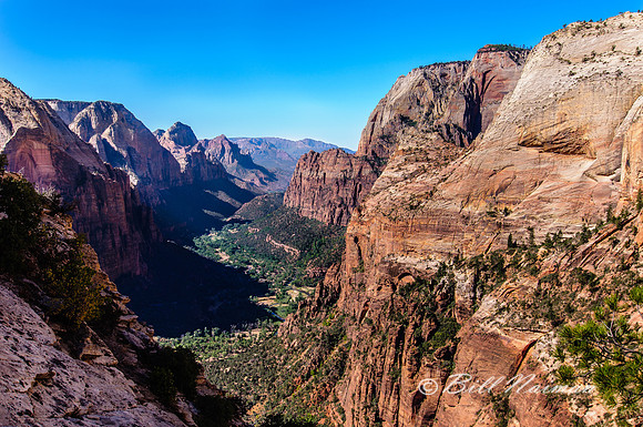 View from Angels Landing Trail