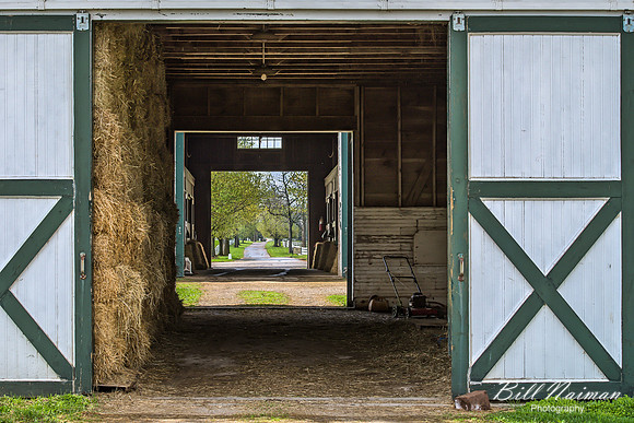 Looking thought the Barns