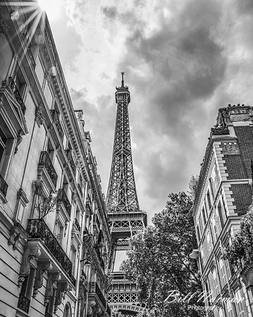 Eiffel Tower from Ave De La Bourdonnais