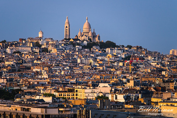 Sacre-Coure from Arc de Triomphe