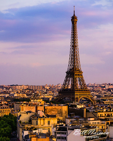 Eiffel Tower from Arc de Triomphe (1)