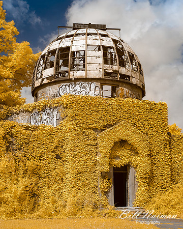 Warner Swasey Observatory (3) - Infrared Faux Color