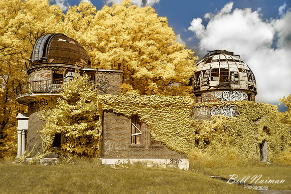 Warner Swasey Observatory (1) - Infrared Faux Color