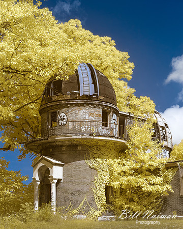 Warner Swasey Observatory (2) - Infrared Faux Color