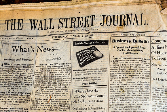 Abandoned House #1 - (5) Wall Street Journal
