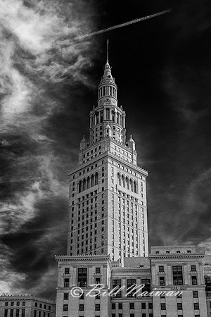 Cleveland Terminal Tower B&W