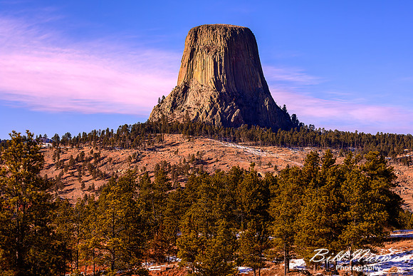 Devils Tower - Winter Sunset
