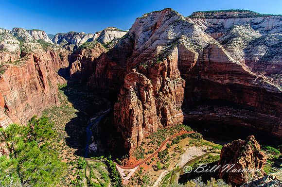 View from Angels Landing Trail