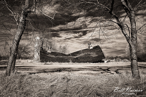 Barn With Fallen Roof