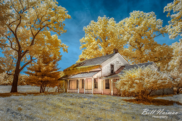 Cuyahoga Valley Abandoned House - Faux Fall Look