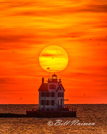 Lorain Lighthouse Sunset May, 2020
