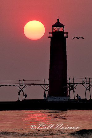Grand Haven Sunset (1) - Lake Michigan