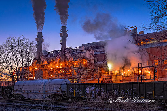 Steel Mill in the Flats - Early Morning