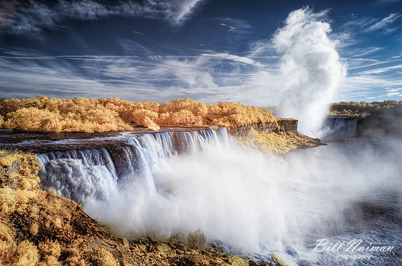 Niagara Falls - Infrared Faux Color