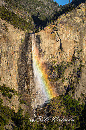 Bridalveil Fall (2) With Rainbow