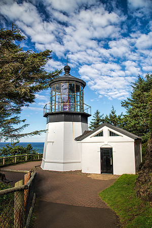Cape Meares Lighthouse at Tillamook Bay