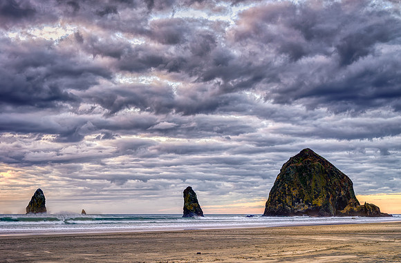 Canon Beach Haystack Rock
