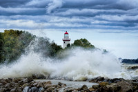 Marblehead LIghthouse October 2015 - A Windy Day (2)